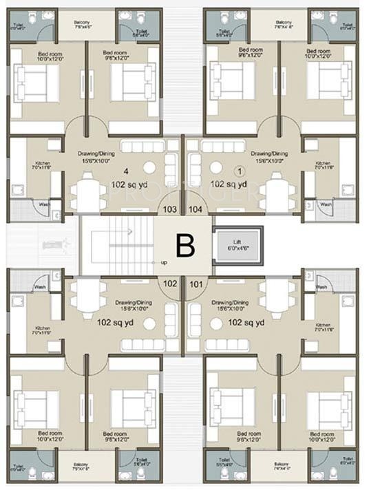 Images for Cluster Plan of Rajyash Sahaj Sapphire