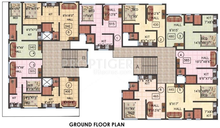 Images for Cluster Plan of Mrunal Sai Pooja Residency