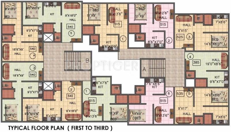 Images for Cluster Plan of Mrunal Sai Pooja Residency