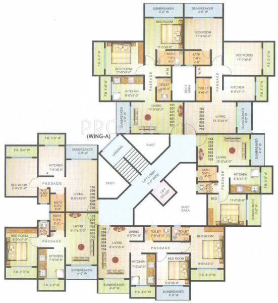 Images for Cluster Plan of Sarosh Builders and Developers Sarosh Residency