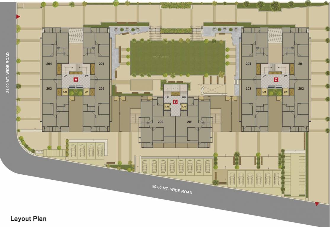 Images for Layout Plan of B Desai Anand Sapphire