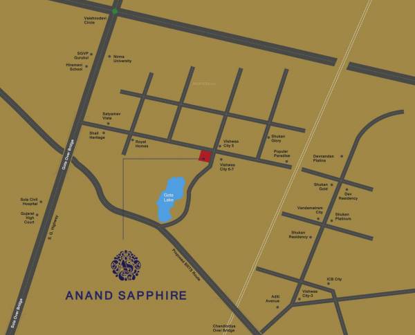 Images for Location Plan of B Desai Anand Sapphire