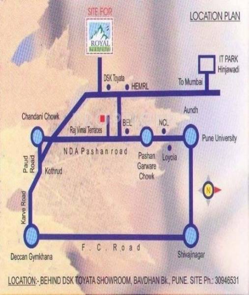 Images for Location Plan of RajHeramba Properties Royal Hills