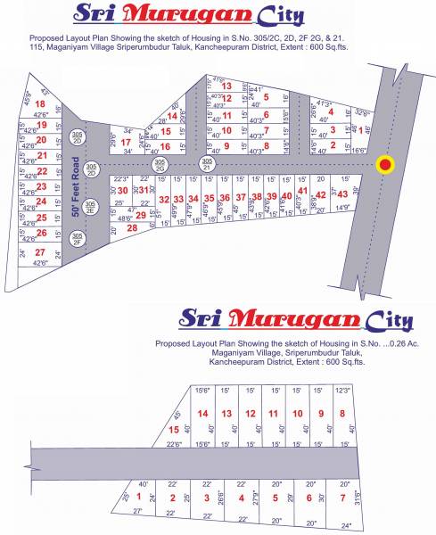 Images for Layout Plan of Sky Home Enterprises Sri Murugan City
