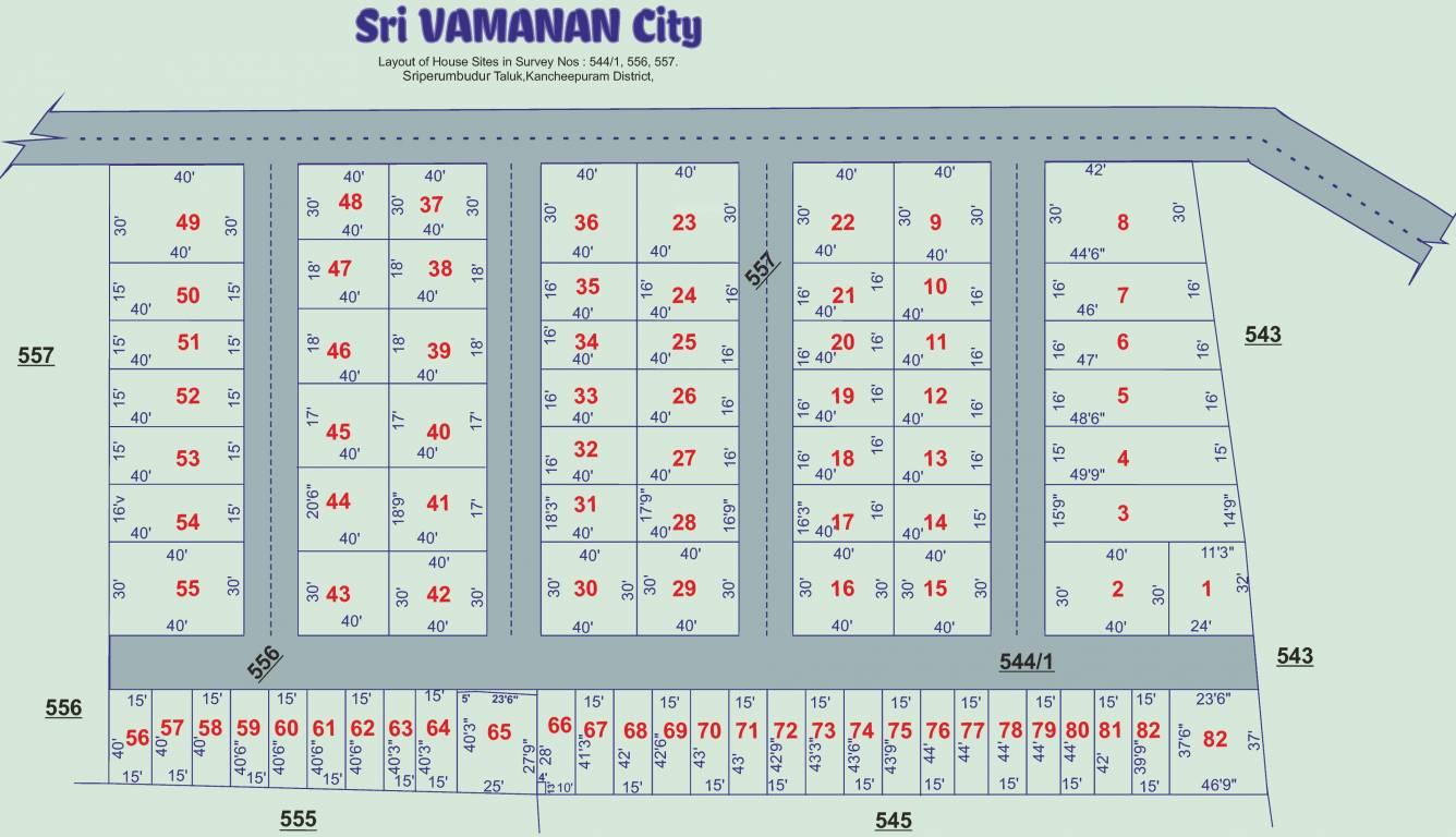 Images for Layout Plan of Sky Home Enterprises Sri Vamanan City