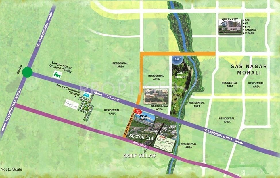 Images for Location Plan of Ansal Golf Links