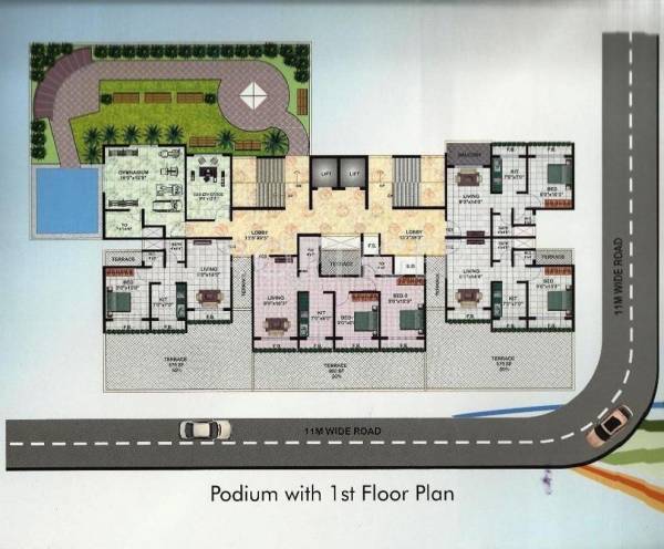 Images for Cluster Plan of Dwisha Developers Dwisha Apartment