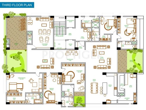 Images for Cluster Plan of Pooja Crafted Homes Walk In The Sky