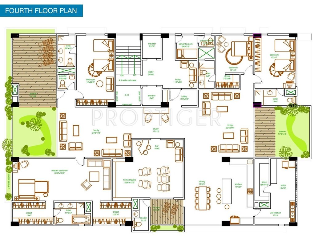 Images for Cluster Plan of Pooja Crafted Homes Walk In The Sky