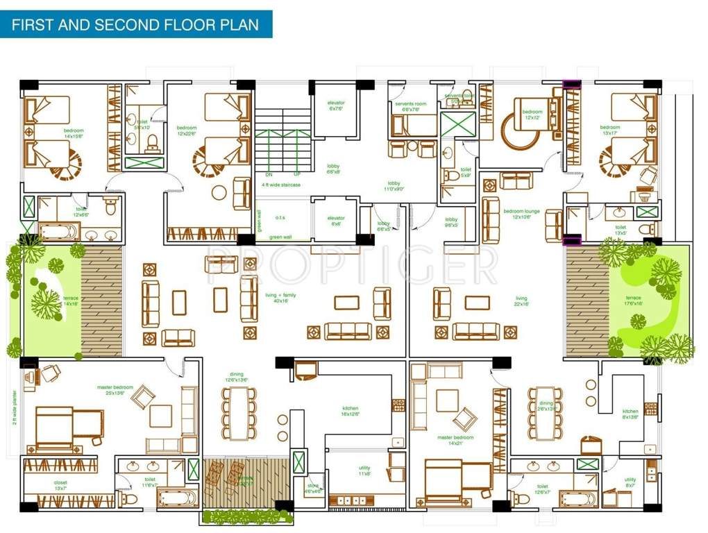 Images for Cluster Plan of Pooja Crafted Homes Walk In The Sky
