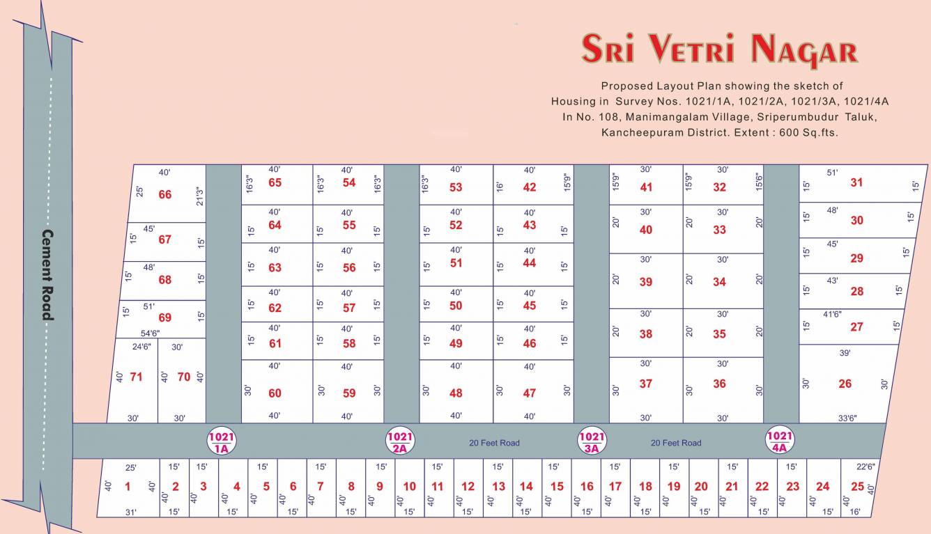 Images for Layout Plan of Sky Home Enterprises Sri Vetri Nagar