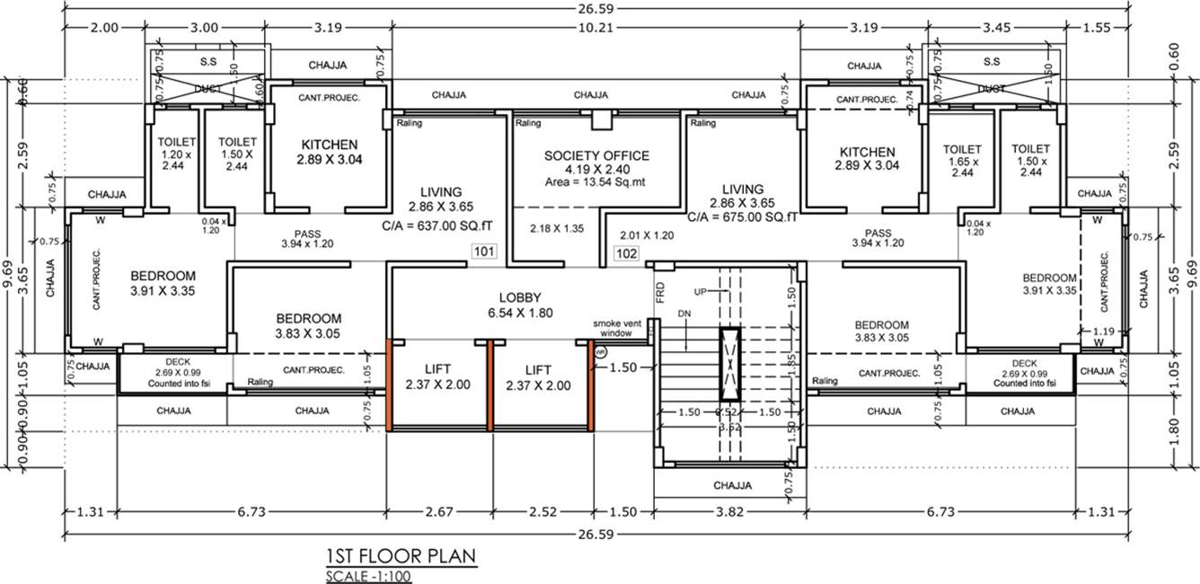 Images for Cluster Plan of Vub Shree Sati Ashish Co Op Housing Society