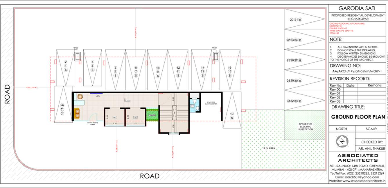 Images for Cluster Plan of Vub Shree Sati Ashish Co Op Housing Society