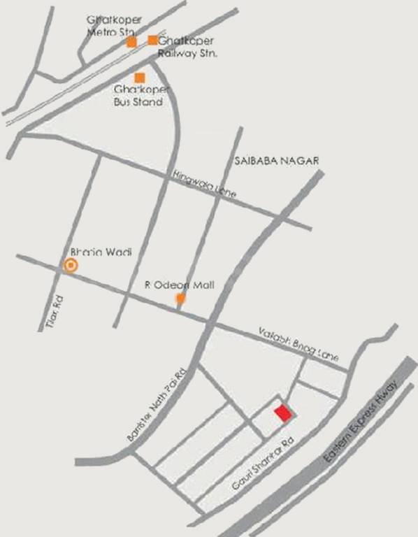 Images for Location Plan of Vub Shree Sati Ashish Co Op Housing Society