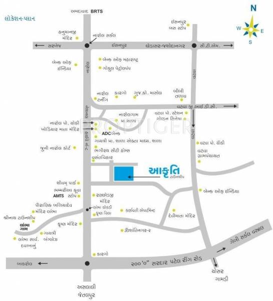Images for Location Plan of Aroma Aakruti Township