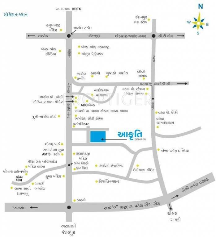Images for Location Plan of Aroma Aakruti Township