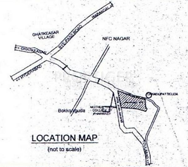 Sai Sandeep Developers L R Hill County Location Plan