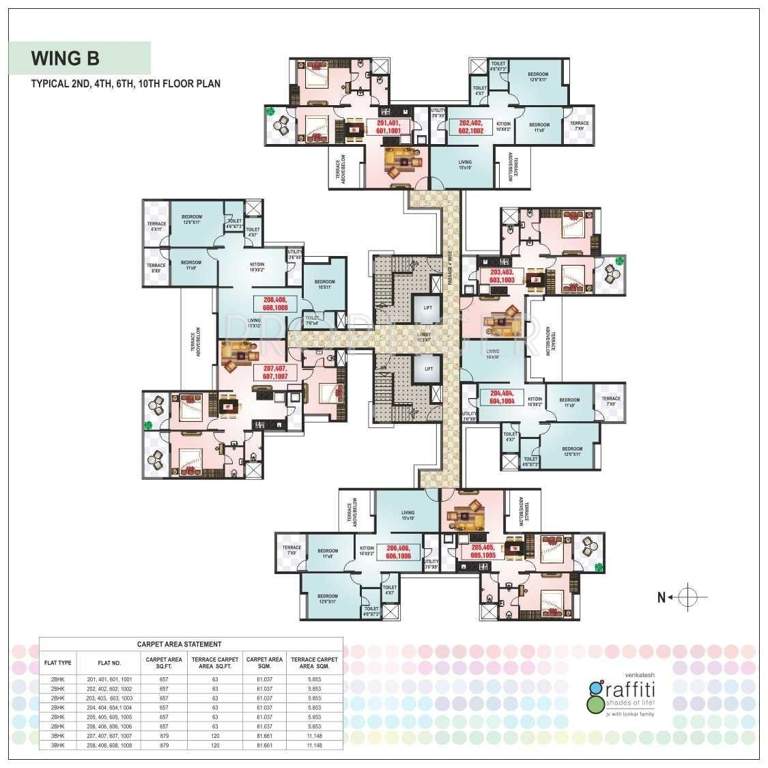  graffiti phase 1 b e f Images for Cluster Plan of Venkatesh Graffiti