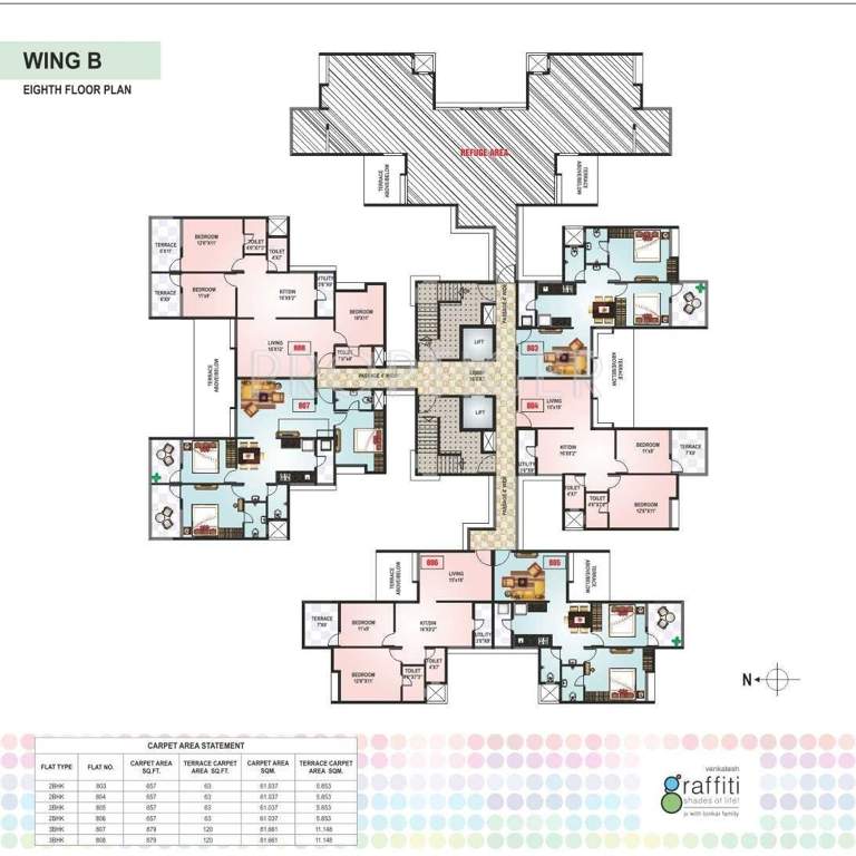  graffiti phase 1 b e f Images for Cluster Plan of Venkatesh Graffiti