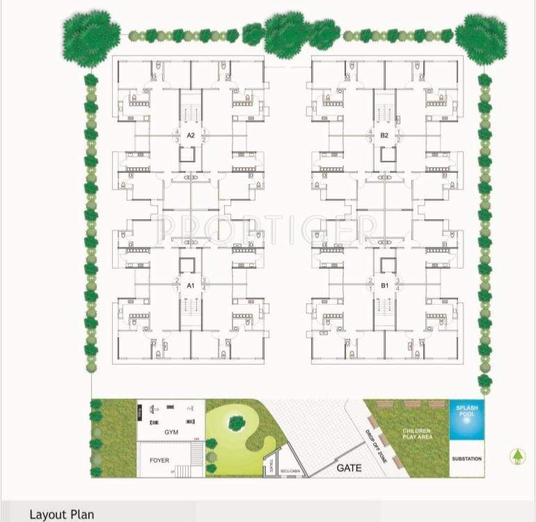  nano Images for Layout Plan of Sangath Nano