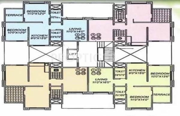 Images for Cluster Plan of RajHeramba Properties Vimal Terraces
