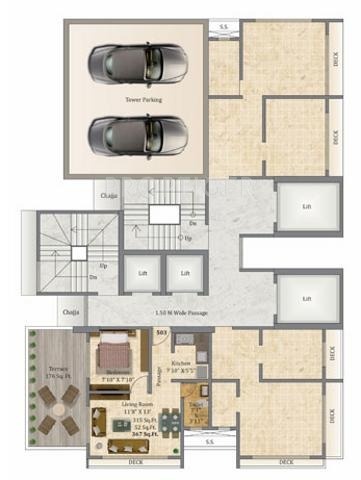  krish royale Single Block Cluster Plan