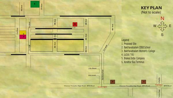 Images for Location Plan of Karthikeyan Vishrag Sharavathi