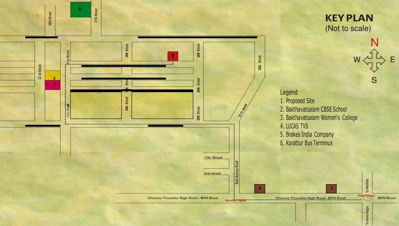 Images for Location Plan of Karthikeyan Vishrag Sharavathi