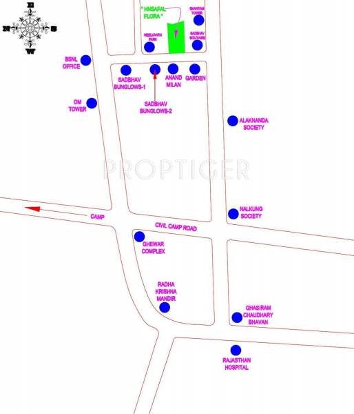 Images for Location Plan of Safal Realty Flora