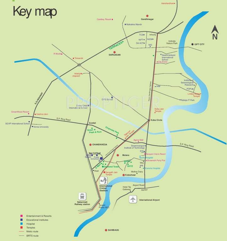 Images for Location Plan of Sangath Diamond Tower