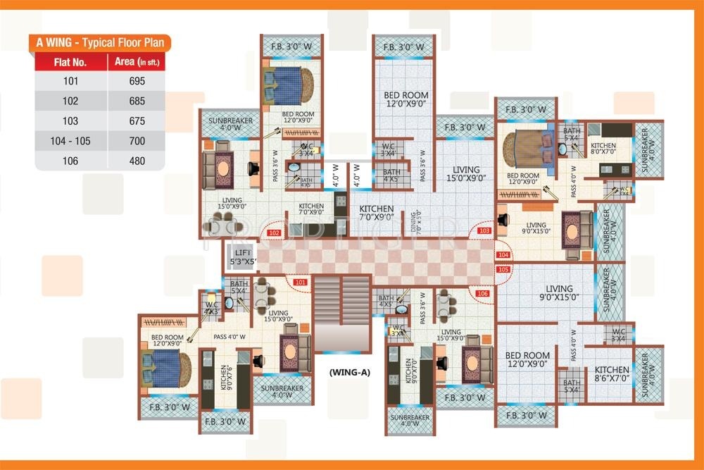 Images for Cluster Plan of Omkar Omkar Vatika