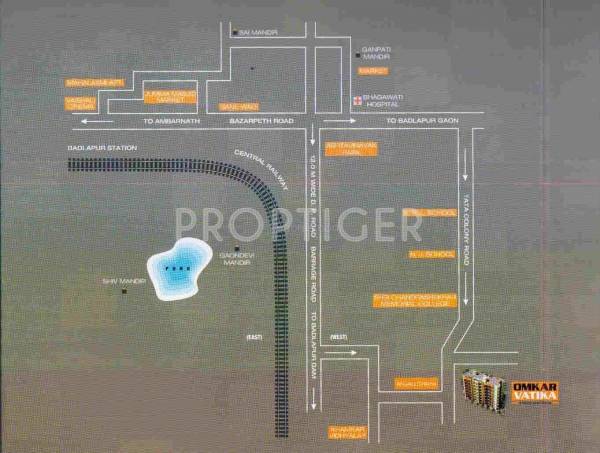 Images for Location Plan of Omkar Omkar Vatika