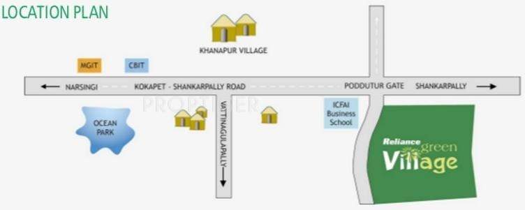 green village extension Images for Location Plan of Reliance Green Village Extension