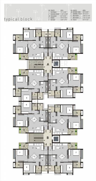  sonnet Tower B Cluster Plan