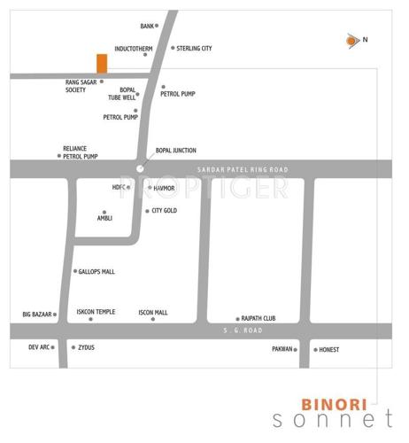  sonnet Images for Location Plan of Binori Sonnet