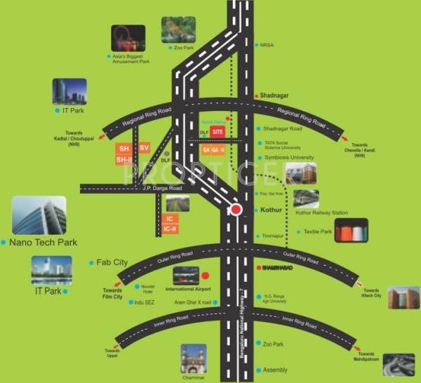 Images for Location Plan of SuvarnaAvani Golden Glory