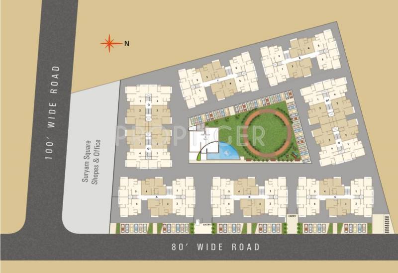 Images for Layout Plan of Suryam Group Sky
