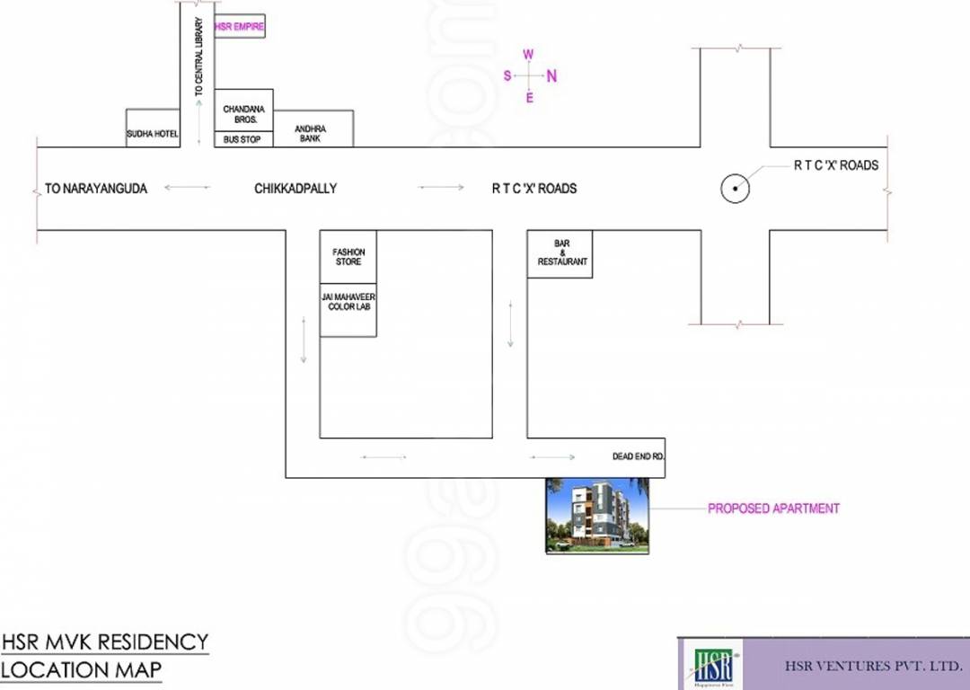 Images for Location Plan of HSR MVK Residency