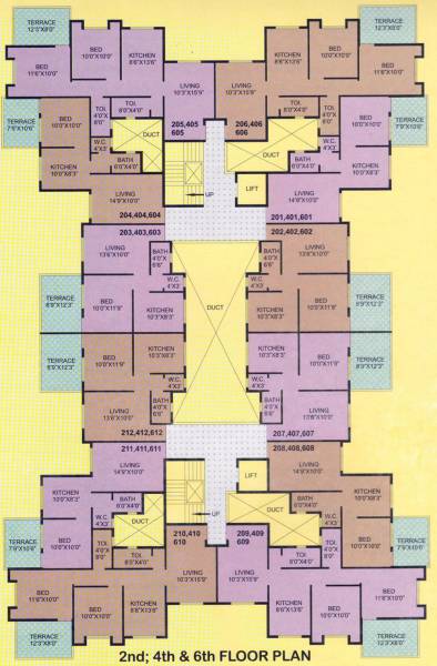 Images for Cluster Plan of Rohan Construction Rutej Nest