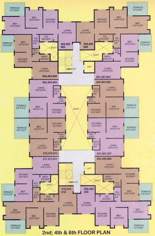 Images for Cluster Plan of Rohan Construction Rutej Nest
