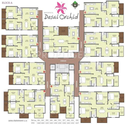  desai-orchid Images for Cluster Plan of Adithya Desai Orchid