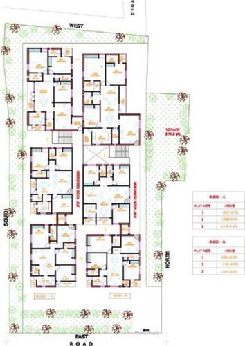 Images for Cluster Plan of HSR Bhoomannah Enclave A and B