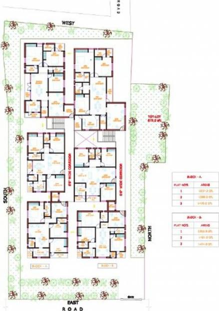 Images for Cluster Plan of HSR Bhoomannah Enclave A and B