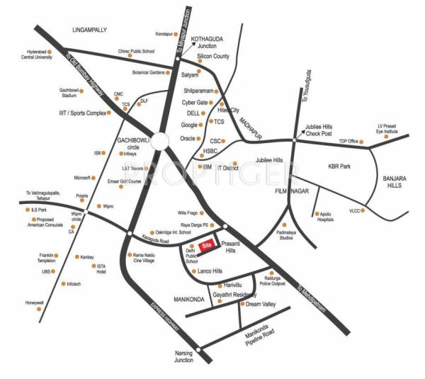  gayathri-hills Location Plan