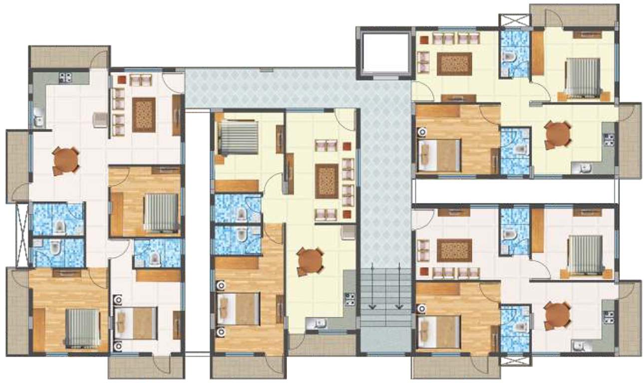  oasis Images for Cluster Plan of Balaji Oasis