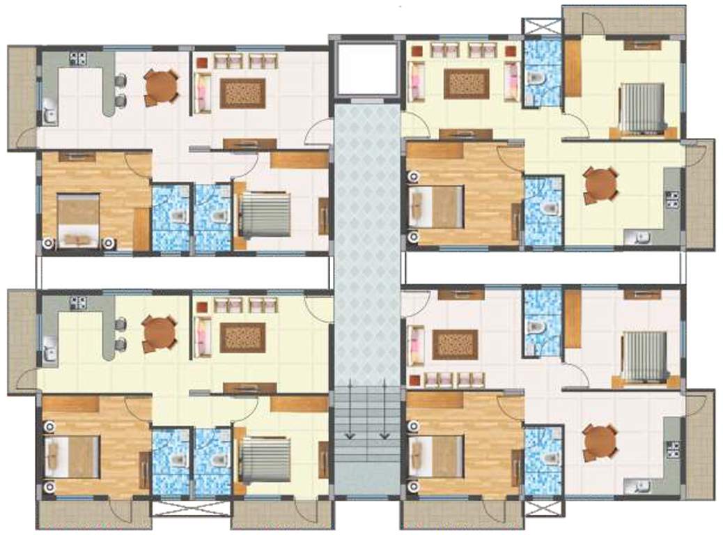  oasis Images for Cluster Plan of Balaji Oasis