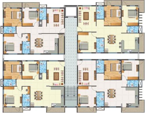  oasis Images for Cluster Plan of Balaji Oasis