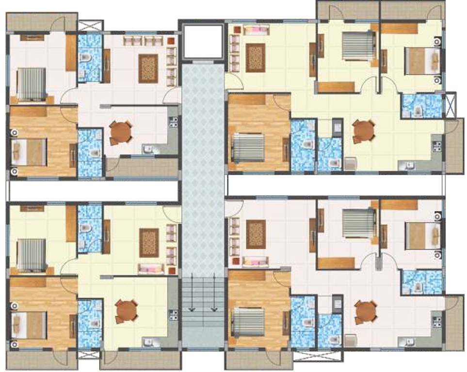  oasis Images for Cluster Plan of Balaji Oasis