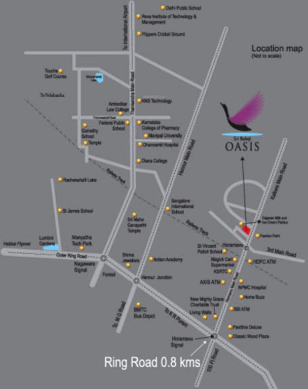  oasis Images for Location Plan of Balaji Oasis