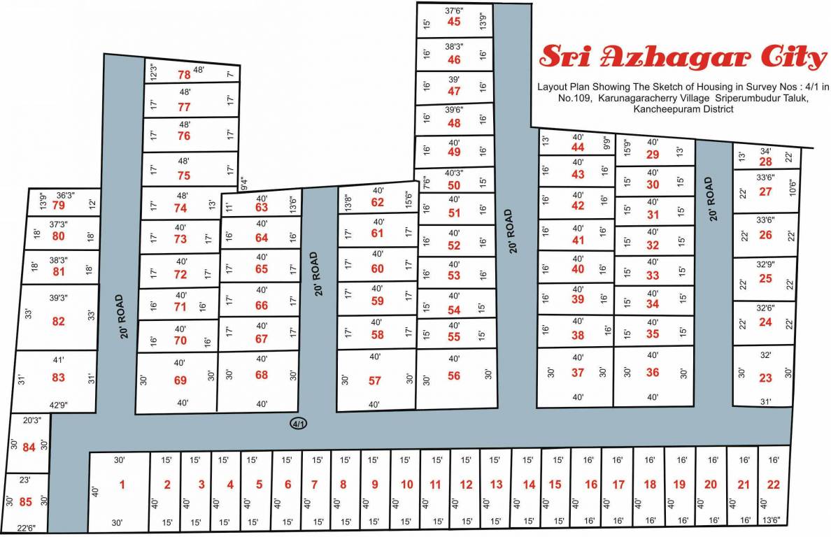 Images for Layout Plan of Sky Home Enterprises Sri Azaghar City